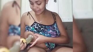 Kelly Silva extracts milk