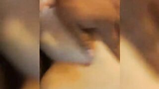 Anal quickie with baby daddy