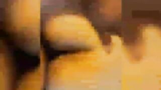 Anal quickie with baby daddy