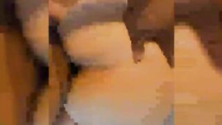 Anal quickie with baby daddy