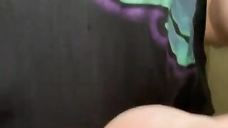 sneaky wife Sylvia takes video of juicy ass and titties without husband knowing