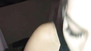 Beautiful teen slut gives sloppy blowjob to huge black cock ( bigscooter93 ) only fans