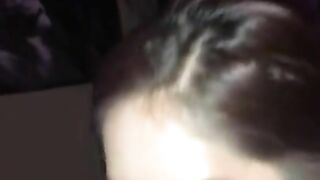 Beautiful teen slut gives sloppy blowjob to huge black cock ( bigscooter93 ) only fans