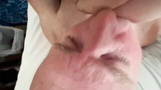 Milf loving her nipples being bitten