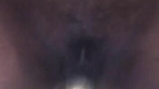 GG Melons riding dildo on toilet