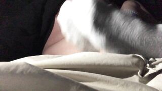 feetfuck in gray socks