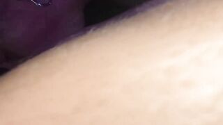 Redhead wife twerking on husbands giant dick and gives some bomb ass head