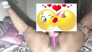 Watch momma play with my toy