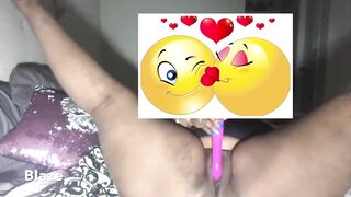 Watch momma play with my toy