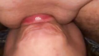 Wife gets throat fucked