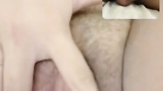 Hot pinky pussy on my dick video call sex part 2