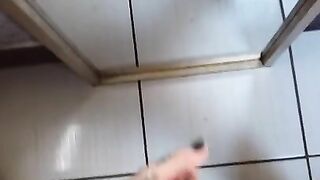 jerking off my strap-on I cum hard moaning. Uncut on onlyfans @dark.paradise