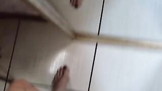 jerking off my strap-on I cum hard moaning. Uncut on onlyfans @dark.paradise