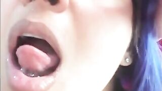 Fucking E-Girl Nynna Butterfly's Pussy Hard in the Office and Cumming in Your Mouth
