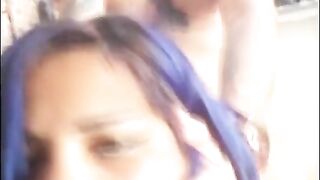 Fucking E-Girl Nynna Butterfly's Pussy Hard in the Office and Cumming in Your Mouth