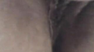 Ebony Playing With Creamy Pussy