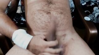 Big dick teen boy playing with his beautiful penis