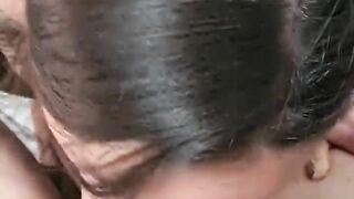 Nice dirty blowjob in sexy lingerie of my dream girl