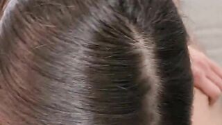 Nice dirty blowjob in sexy lingerie of my dream girl