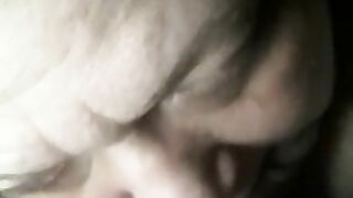 Married BBW sucking BBC while her husband at work