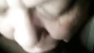 Married BBW sucking BBC while her husband at work