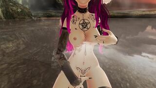 I skinny dip and pleasure myself in a HotSpring | VRChat