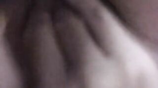 Moaning a lot in the lover's tongue