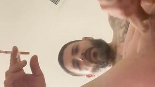 smoking getting my dick hard ????