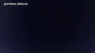 Giantess farting and buttcrush Pov