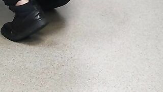 Step mom in bikini cleaning floor in the kitchen get fucked by step son