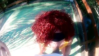 We Climbed on the Roof so she can Suck me