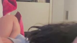 Thick Step Sister Twerks her Ass for me on Snapchat