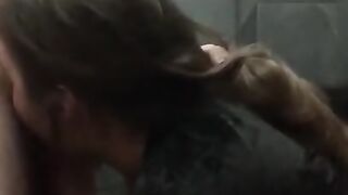 Tinder Girl doing Blowjob in Caffe’s Toilet