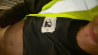 MAGNETiK | Jay Snow | Justin Lewis Snowden | Solo Masturbation POV on Bed @ Sober Living after work