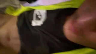 MAGNETiK | Jay Snow | Justin Lewis Snowden | Solo Masturbation POV on Bed @ Sober Living after work