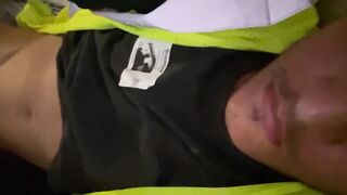 MAGNETiK | Jay Snow | Justin Lewis Snowden | Solo Masturbation POV on Bed @ Sober Living after work