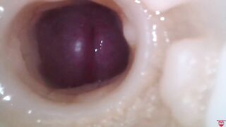 Super cum in vagina. Excellent internal camera