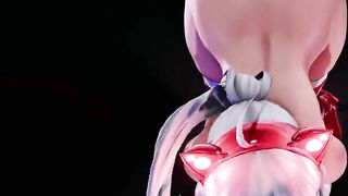 【MMD R-18 SEX DANCE】HAKU HOT RED SUIT TASTY PERFECT SWEET HOT ASS DESTINATION [BY] Orion DobleDosis