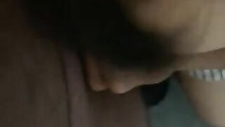 Cum between her boobs after keeping it 2 weeks - huge load