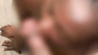 Freaky Step-Cousin DEEPTHROAT & EATS ASS!