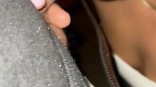 SLUT SUCKS DICK ON THE BEACH