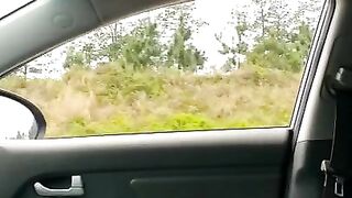 Fire bush, hairy ginger, showing off, truckers & cum shot