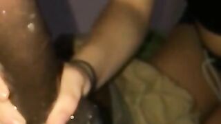 Sloppy slow motion blowjob  (BBC)