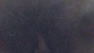 Closeup of wife having stuffed pussy and overflowing sperm