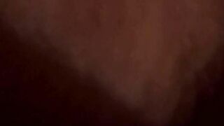 Strokin rock hard cock after blasting