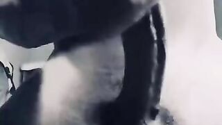 Satisfaction after a long horny day at work