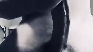 Satisfaction after a long horny day at work