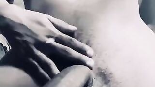 Satisfaction after a long horny day at work