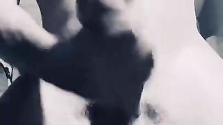 Satisfaction after a long horny day at work