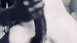 Satisfaction after a long horny day at work